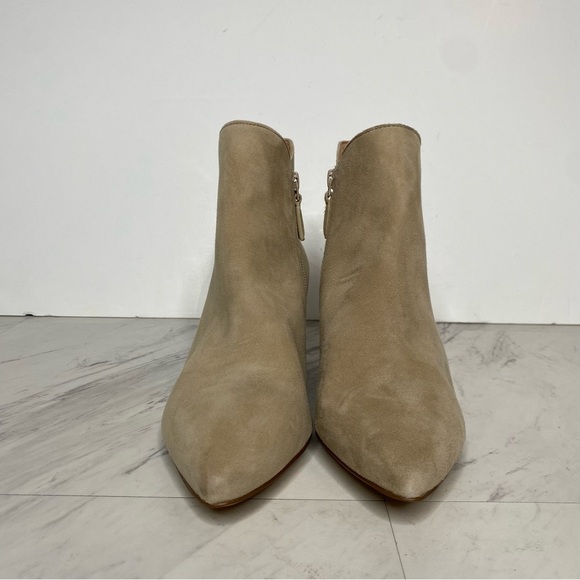 Cole Haan Elyse Tan Suede Pointy Toe Bootie 7 1/2 B - Picture 2 of 14